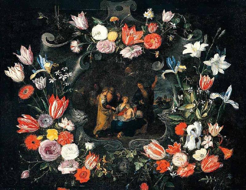 Jan Breughel Still Life of the Holy Kinship France oil painting art